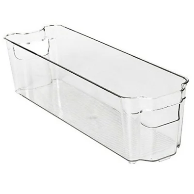 PET-Aufbewahrungsbox zur Kühlschrankorganisation, stapelbarer Behälter, vielseitiger Organizer – transparent
