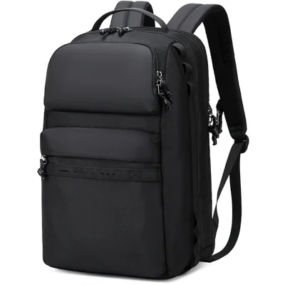 COOLBELL 8326 Mannen Laptoprugzak Zakelijke Reistas voor 15,6 Inch Notebook Waterdichte Grote Capaciteit Dagtas - Zwart