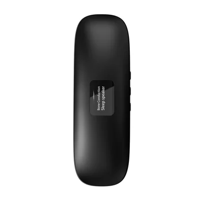 QY13-A Bone Conduction Pillow Speaker Bluetooth-compatible 5.4 TF Card Dual Playback IPX4 Waterproof for Sleep - Black