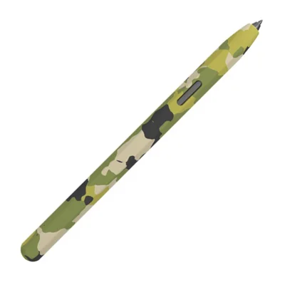 LOVE MEI Para Samsung Galaxy Tab S6 Lite Stylus Pen Protective Cover Camouflage Silicone Pencil Sleeve - Camo Green