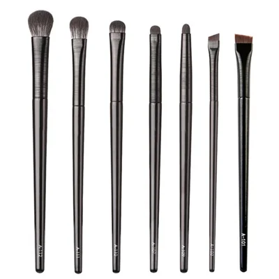 7Pcs / Set Soft Artificial Fiber Eyeshadow Blending Brush Kit Eye Makeup Brush Set Eyeshadow Eyeliner Lip Brushes