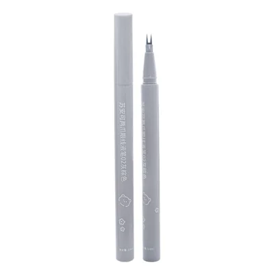 SUAKE Waterproof Eyeliner 2-Tip Liquid Non-smudge Eyeliner Makeup Tool Gift - Gray Brown