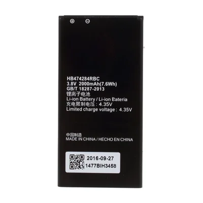 HB474284RBC 2000 мАч литий-ионный аккумулятор для Huawei C8816 Y625 G601 Y635 G521 (OEM)