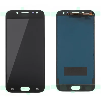 LCD Screen and Digitizer Assembly Replacement Part for Samsung Galaxy J5 2017 J530 with TFT Adjustable Screen Brightness IC and Adhesive Sticker - Black