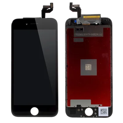 For iPhone 6s 4.7-inch LCD Screen and Digitizer Assembly + Frame with Small Parts (Made by China Manufacturer ESR, Full View, 380-450cd/m2 Luminance) (without Logo) - Black