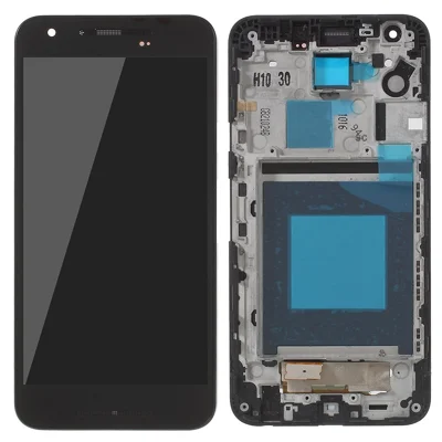 Zamienne oryginalne zestaw ekranu LCD i digitizera + rama do LG Nexus 5X H790 (bez logotypu) - Czarny
