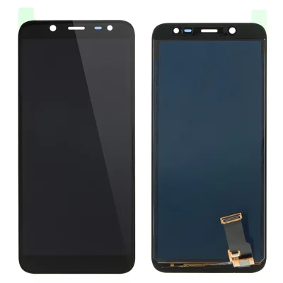 LCD Screen and Digitizer Assembly Repair Part for Samsung Galaxy J6 (2018) J600 (without Logo) with Screen Brightness IC - Black