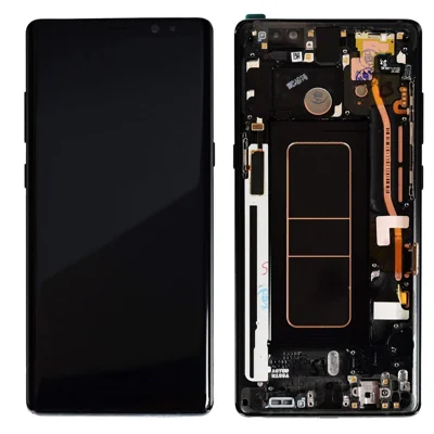 LCD Screen and Digitizer Assembly with Frame for Samsung Galaxy Note 8 SM-N950 - Black