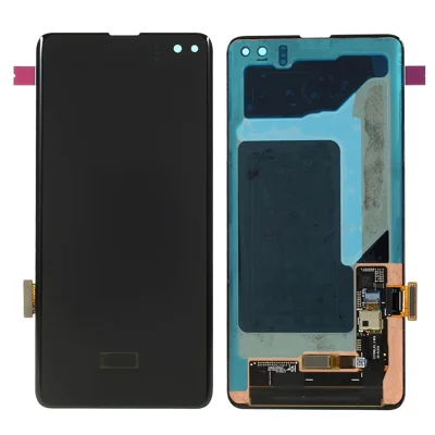 LCD Screen and Digitizer Assembly Replace Part (without Logo) for Samsung Galaxy S10 Plus G975 - Black