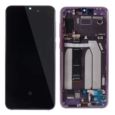 OEM LCD Screen and Digitizer Assembly Part with Front Housing for Xiaomi Mi 9 SE - Purple