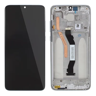 LCD Screen and Digitizer Assembly + Frame Repair Part (without Logo) for Xiaomi Redmi Note 8 Pro - Silver