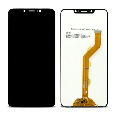 LCD Screen and Digitizer Assembly Replacement for Tecno Spark 3 KB7 - Black