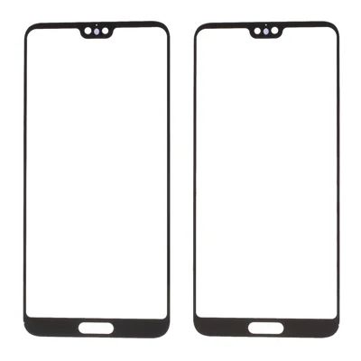 Black - Front Screen Glass Lens Replacement for Huawei P20 Pro (without Logo)