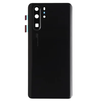 For Huawei P30 Pro OEM Back Battery Housing with Camera Lens Ring Cover - Black