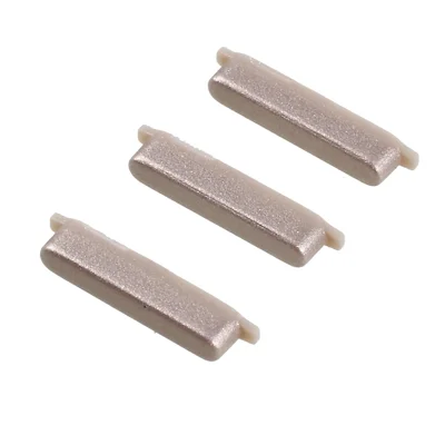 OEM Side Keys Power and Volume Buttons Parts for Samsung Galaxy J3 (2017)/J5 (2017)/J7 (2017) - Gold Color