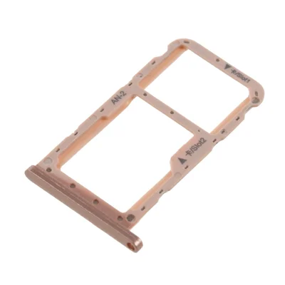 OEM Dual SIM Card Bandejador de Caça -níqueis Para Huawei P20 Lite - Rosa Ouro