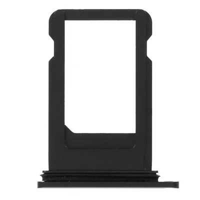OEM SIM MicroSD Kortlågeholder til iPhone 8 Plus 5,5 tommer - Sort