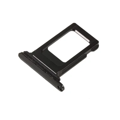OEM Single SIM Card Tray Holder Part for iPhone XS Max 6.5 inch - Black