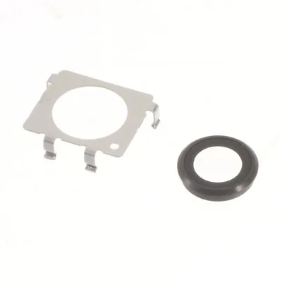 OEM Replacement Back Camera Lens Cover Ring + Bracket for iPhone 6s - Black