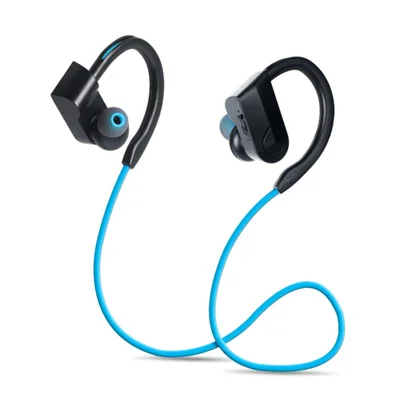 K98 Bluetooth-compatible 5.0 Wireless Neckband Headphones CVC 6.0 Noise Cancelling - Blue