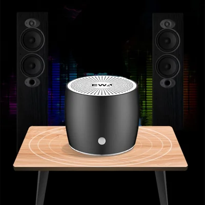 EWA A103 Bluetooth-compatible 4.0 Mini Speaker HiFi Stereo Subwoofer Wireless Speaker - Grey