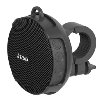 INWA Bluetooth-Lautsprecher Mini-Subwoofer IPX7 wasserdicht kabelloser Fahrrad-Cycling-Musiklautsprecher mit TF-Unterstützung - Schwarz