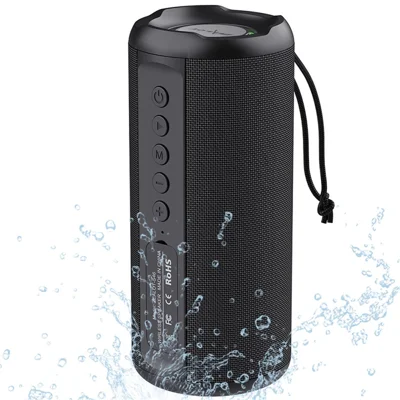 ZEALOT S46 Wireless Bluetooth-compatible Speaker Outdoor IPX5 Waterproof Subwoofer Support AUX/TF Card/U Disk