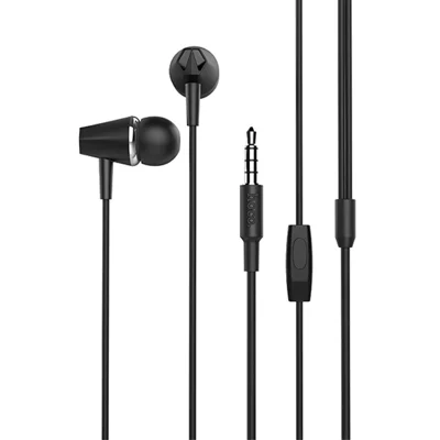 HOCO M34 Honor Music Universal 3.5mm Wired In-ear Headphone with Mic for iPhone Samsung - Black