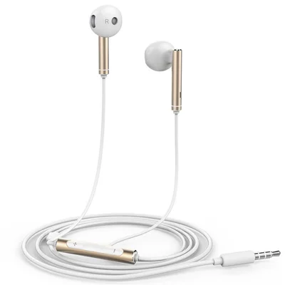 OEM AM116 HUAWEI 3,5 mm In-ear Hovedtelefon med Mikrofon til iPhone Samsung Huawei - Guld Farve
