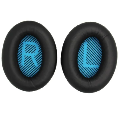 JZF-63 Earpads Replacement for Bose QuietComfort 35 / QuietComfort 25 / QuietComfort Wireless Headphones Ear Cushions with Memory Foam - Black