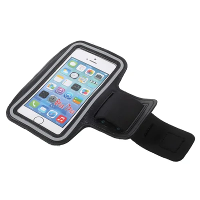 Braçadeira Esportiva para Celular de 5,5 polegadas para Ginásio, Corrida, Jogging - para iPhone XS Max /8 Plus / 7 Plus / 6s Plus / 6 Plus 5,5 polegadas - Preto