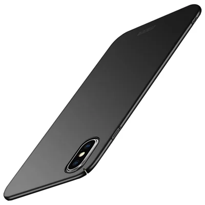 MOFI Shield Frosted Hard Plastic Cell Phone Casing for iPhone XS 5.8 inch - Black