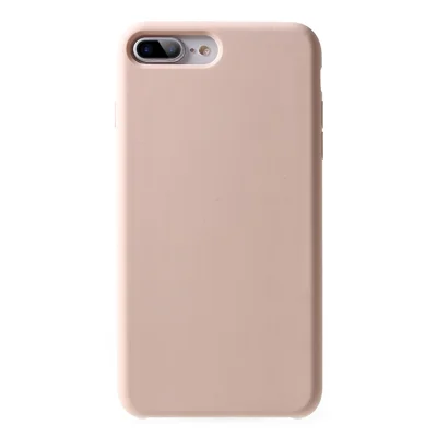 Pour iPhone 8 Plus / 7 Plus 5.5 pouces Étui de téléphone en silicone massif - Rose