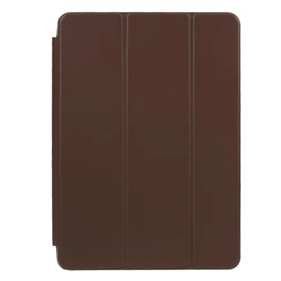 Tri-fold Stand Smart Leather Tablet Case Shell for iPad Air 2 - Coffee