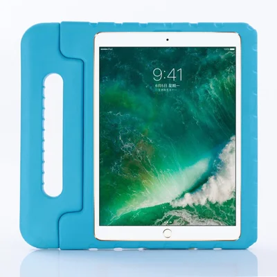 Drop-proof Kids Safe EVA Foam Cover with Kickstand for iPad Pro 12.9-inch (2018) - Blue