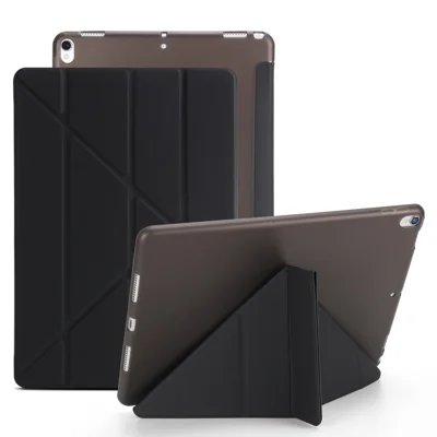 Origami Stand Leather Smart Case for iPad Air 10.5 (2019) / Pro 10.5-inch (2017) - Black