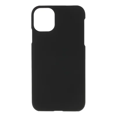 Rubberized Plastic Hard Phone Case Cover for iPhone 11 6.1 inch (2019) - Black
