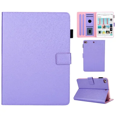 Leather Case with Card Storage for iPad mini (2019) 7.9 inch / 4 / 3 / 2 / 1 - Purple