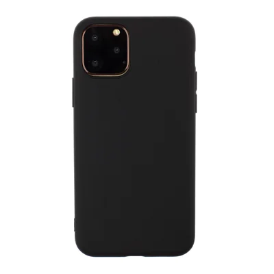 Enfärgat mjukt skyddshölje i TPU för iPhone 11 Pro 5,8 tum – Svart