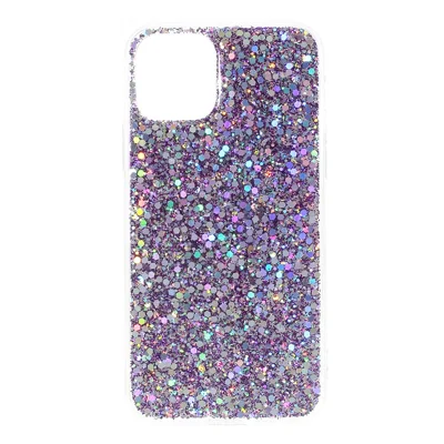 Flash Powder Sequins Acrylic + TPU Hybrid Case for iPhone 11 Pro 5.8 inch (2019) - Purple