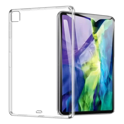 Staubfeste, kratzfeste, stoßfeste, transparente Gel-TPU-Skin-Abdeckung für iPad Pro 12,9 (2022) / (2021) / (2020) / (2018)