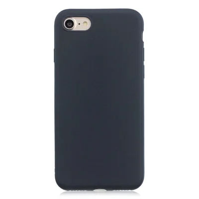 Weiche TPU-Handyhülle für iPhone 7 / 8 / SE (2020) / SE (2022) 4,7 Zoll - Schwarz
