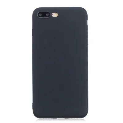 Soft TPU Mobile Phone Protective Case for iPhone 7 Plus/8 Plus 5.5 inch - Black