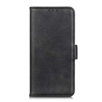 Magnetic Double Clasp Leather Cool Case for iPhone 12 mini - Black