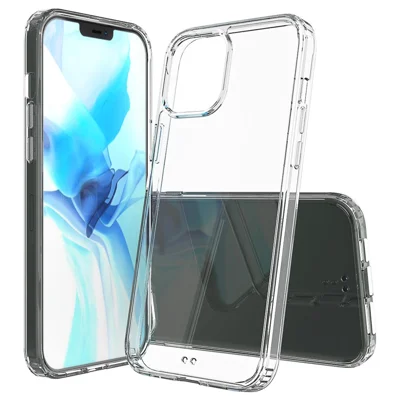 Skyddsfodral av akryl + TPU med hybriddesign som inte lämnar avtryck för iPhone 12 Pro Max 6,7 tum