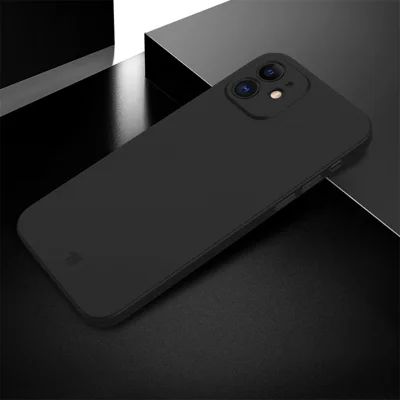 X-LEVEL Wing Series PP Shell Ultra-slim Matte Cell Phone Case for iPhone 12 - Black