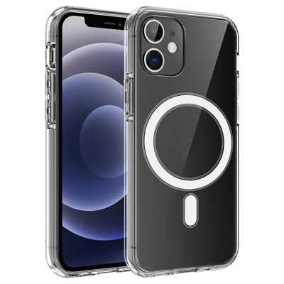 Clear TPU Phone Protective Back Cover [Support Wireless Charge] for iPhone 12 mini 5.4 inch