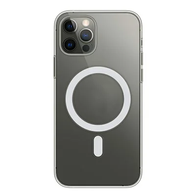 För iPhone 12 Pro Max Skokrämande Klar Kristallstil Hård PC + TPU Mobilskal