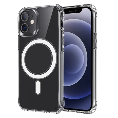 Clear Style Acrylic + TPU Case for iPhone 12/12 Pro Shockproof Cover
