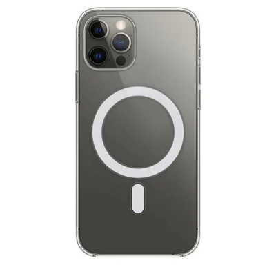 Clear Acrylic+TPU Phone Case Compatible with MagSafe for iPhone 12 Pro Max